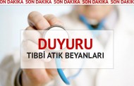 TIBBİ ATIK BEYAN SİSTEMİ